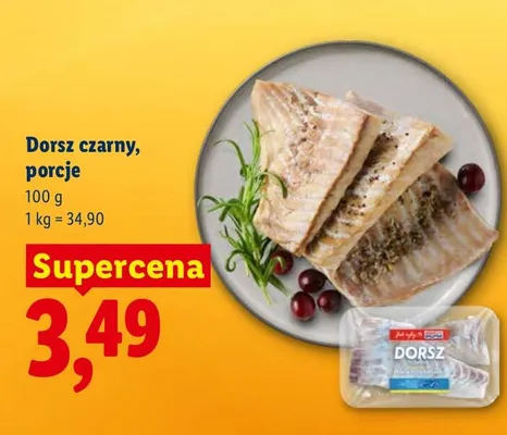 Dorsz czarny, porcje promocja w Lidl