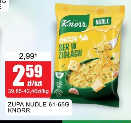 Zupa Nudle Knorr promocja w Bingo