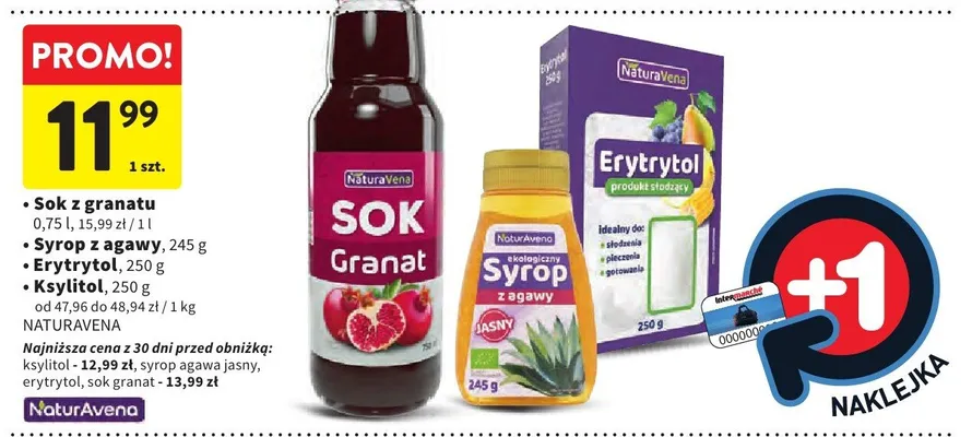 Produkty NATURAVENA promocja w Intermarche