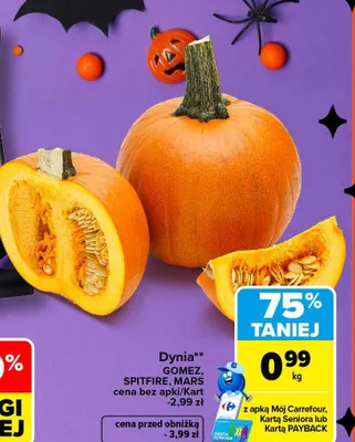 Dynia Mars promocja w Carrefour Market
