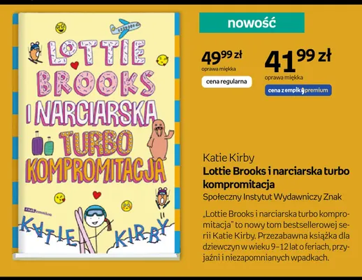 Książka Lottie Brooks i narciarska turbo kompromitacja Katie Kirby promocja w Empik