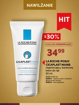Cicaplast Mains regenerujący barierowy krem do rąk La Roche-Posay promocja w Ziko Dermo