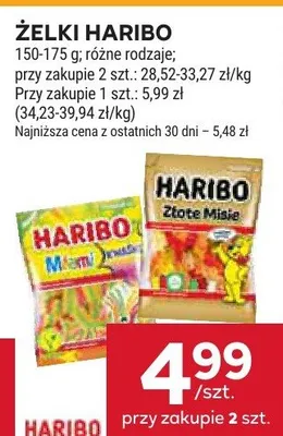 Żelki Haribo różne rodzaje promocja w Stokrotka