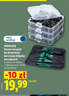 Zestaw narzędzi do demontażu Parkside promocja w Lidl