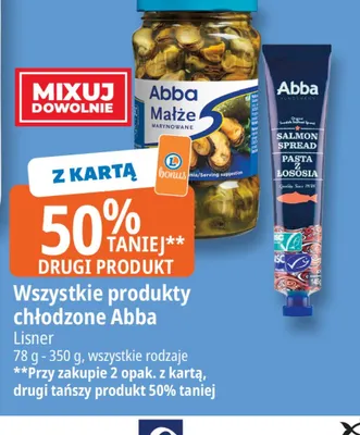 Pasta z łososia Abba promocja w Leclerc
