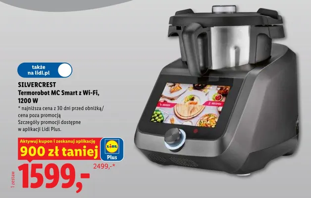 Termorobot SilverCrest MC Smart z Wi-Fi 1200W promocja w Lidl