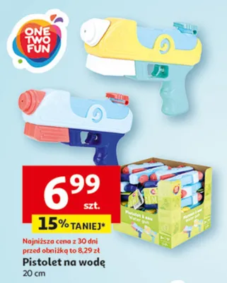 Pistolet na wodę promocja w Auchan