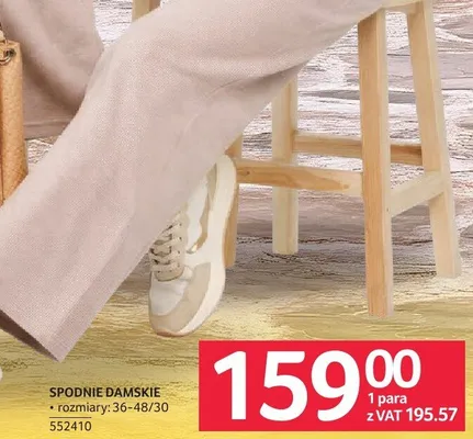 Spodnie damskie promocja w Selgros