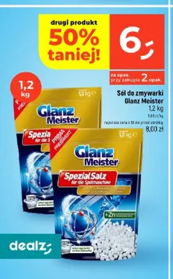 Sól do zmywarki Glanz Meister promocja w Dealz