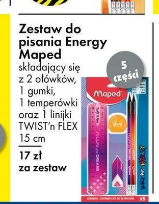 Zestaw do pisania Energy Maped promocja w Tedi