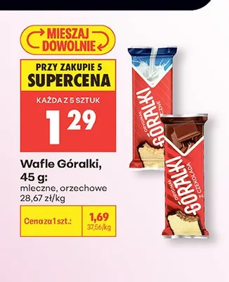 Wafle Góralki promocja w Biedronka