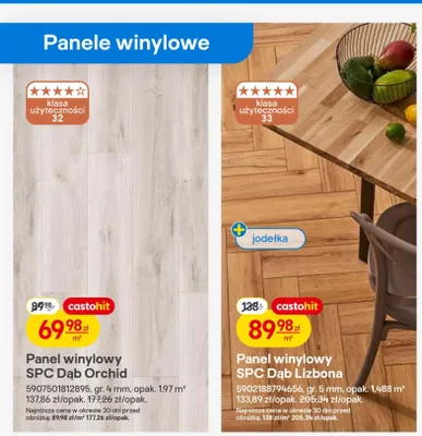 Panel winylowy SPC Dąb Orchid promocja w Castorama