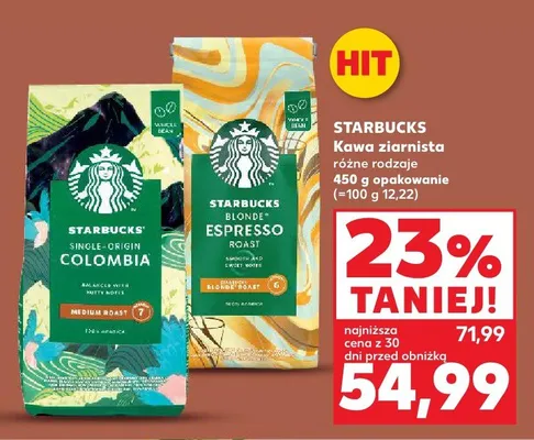 Kawa ziarnista Starbucks promocja w Kaufland