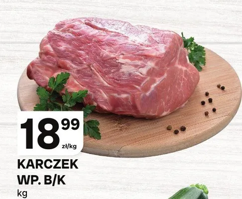 Karczek wieprzowy bez kości promocja w Chorten