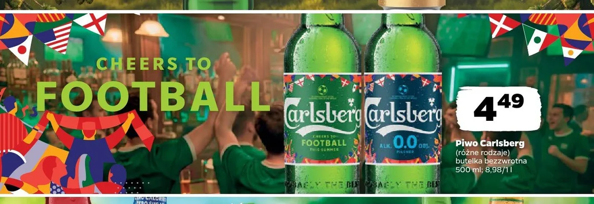 Piwo bezalkoholowe Carlsberg promocja w Netto