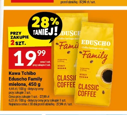 Kawa mielona Tchibo Eduscho Family promocja w Twój Market
