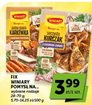 Fix Winiary Pomysł na... pełne danie Karkówka promocja w Groszek