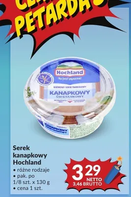 Serek kanapkowy Hochland promocja w Makro
