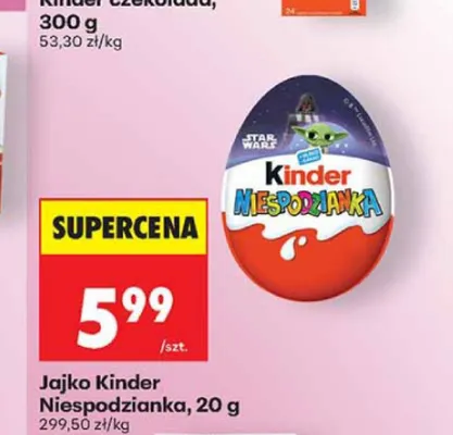 Jajko Kinder Niespodzianka promocja w Biedronka