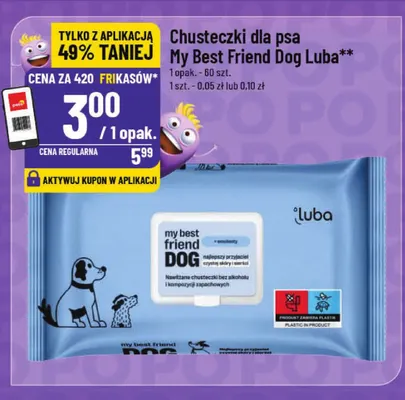 Chusteczki dla psa My Best Friend Dog Luba promocja w POLOmarket