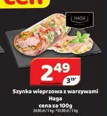 Szynka wieprzowa z warzywami Haga promocja w Delfin