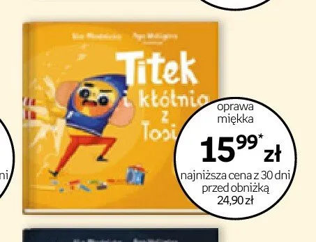 Książka Titek i kłótnia z Tosią promocja w Empik