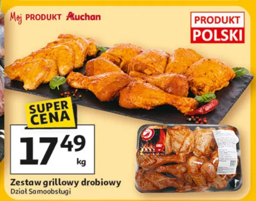 Zestaw grillowy drobiowy Dział Samoobsługi promocja w Auchan
