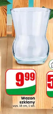 Wazon szklany promocja w Dino