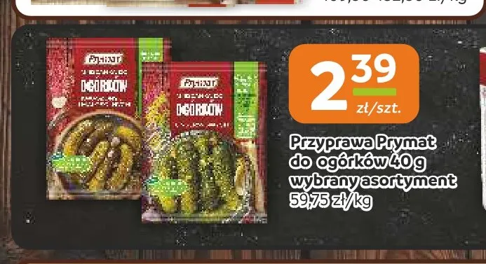 Przyprawa do ogórków konserwowych Prymat promocja w Gama