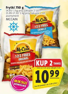 Frytki McCain 1-2-3 Fries Original promocja w Prim Market