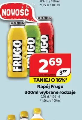 Napój Frugo promocja w Delfin