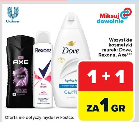 Kosmetyki różne rodzaje promocja w Carrefour Market
