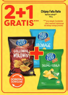 Chipsy Fafa Rafa Fromage promocja w POLOmarket