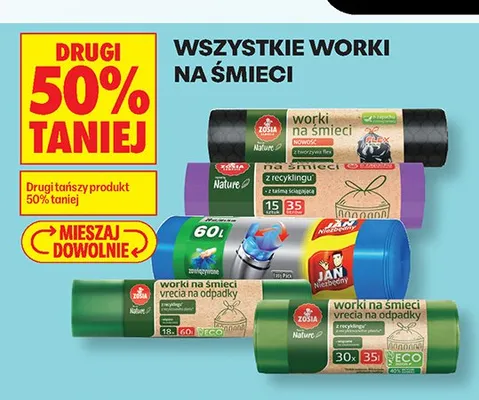 Worki na śmieci promocja w Biedronka