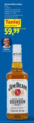 Whiskey Jim Beam White promocja w Lidl