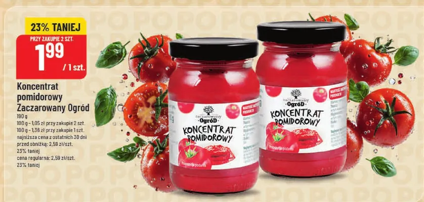 Koncentrat pomidorowy promocja w POLOmarket