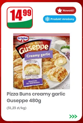 Pizza Buns creamy garlic Guseppe Dr. Oetker promocja w Dino