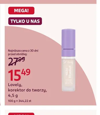 Korektor do twarzy Lovely promocja w Rossmann