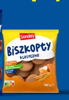 Biszkopty klasyczne Sondey promocja w Lidl