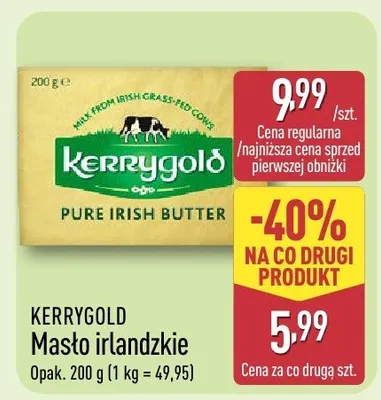Masło irlandzkie promocja w Aldi