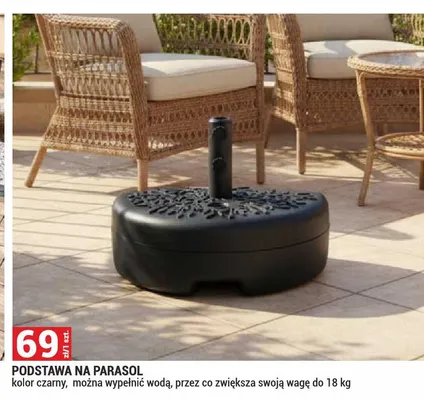 Podstawa na parasol promocja w Merkury Market