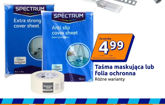 Taśma maskująca Spectrum promocja w Action