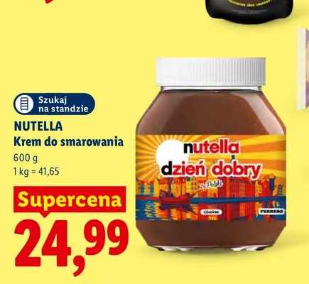 Krem do smarowania Nutella promocja w Lidl