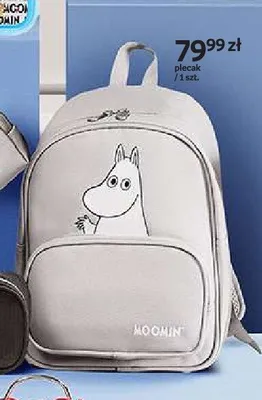 Plecak Moomin jasnoszary promocja w Empik