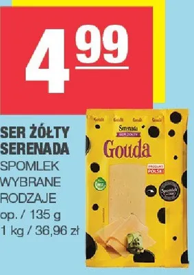 Ser żółty Serenada promocja w SPAR