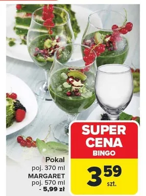 Pokal MARGARET poj. 370 ml, poj. 570 ml promocja w Carrefour