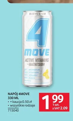 Napój 4Move promocja w Selgros