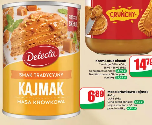 Krem crunchy promocja w Dino