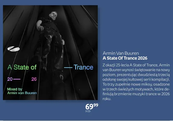 Płyta CD Armin Van Buuren A State Of Trance 2026 3-pak promocja w Empik