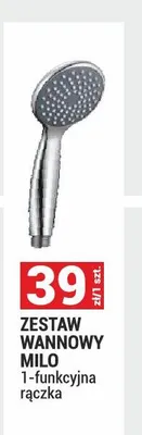Zestaw wannowy Milo 1-funkcyjna rączka promocja w Merkury Market